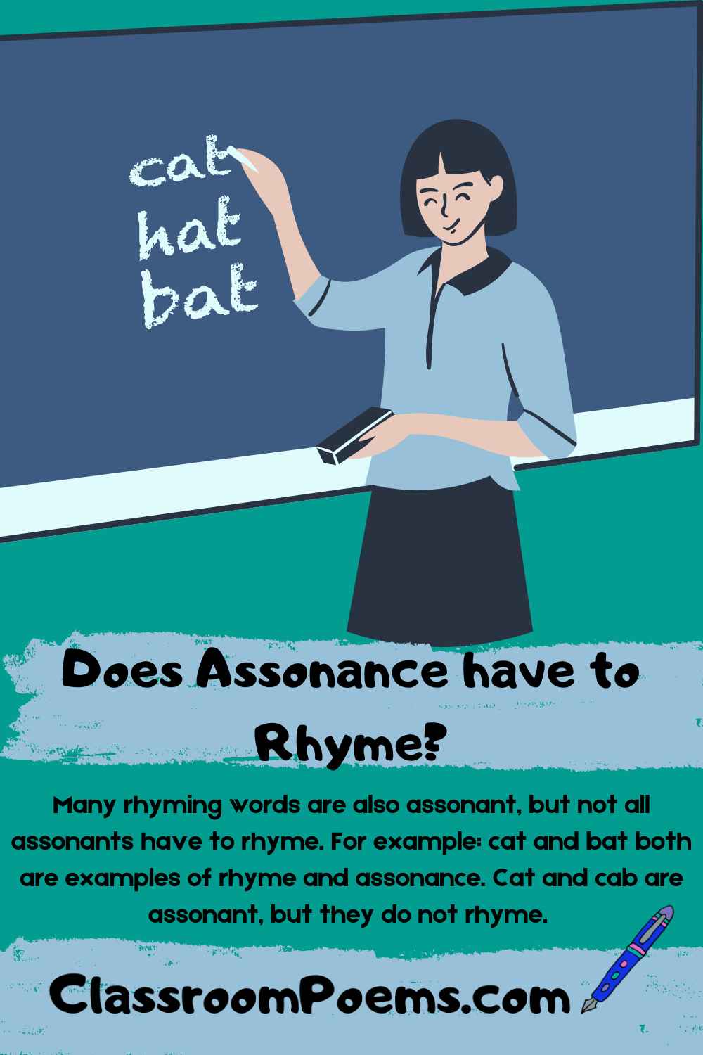 What is assonance? Learning all about wordplay, by Denise Rodgers on ClassroomPoems.com.