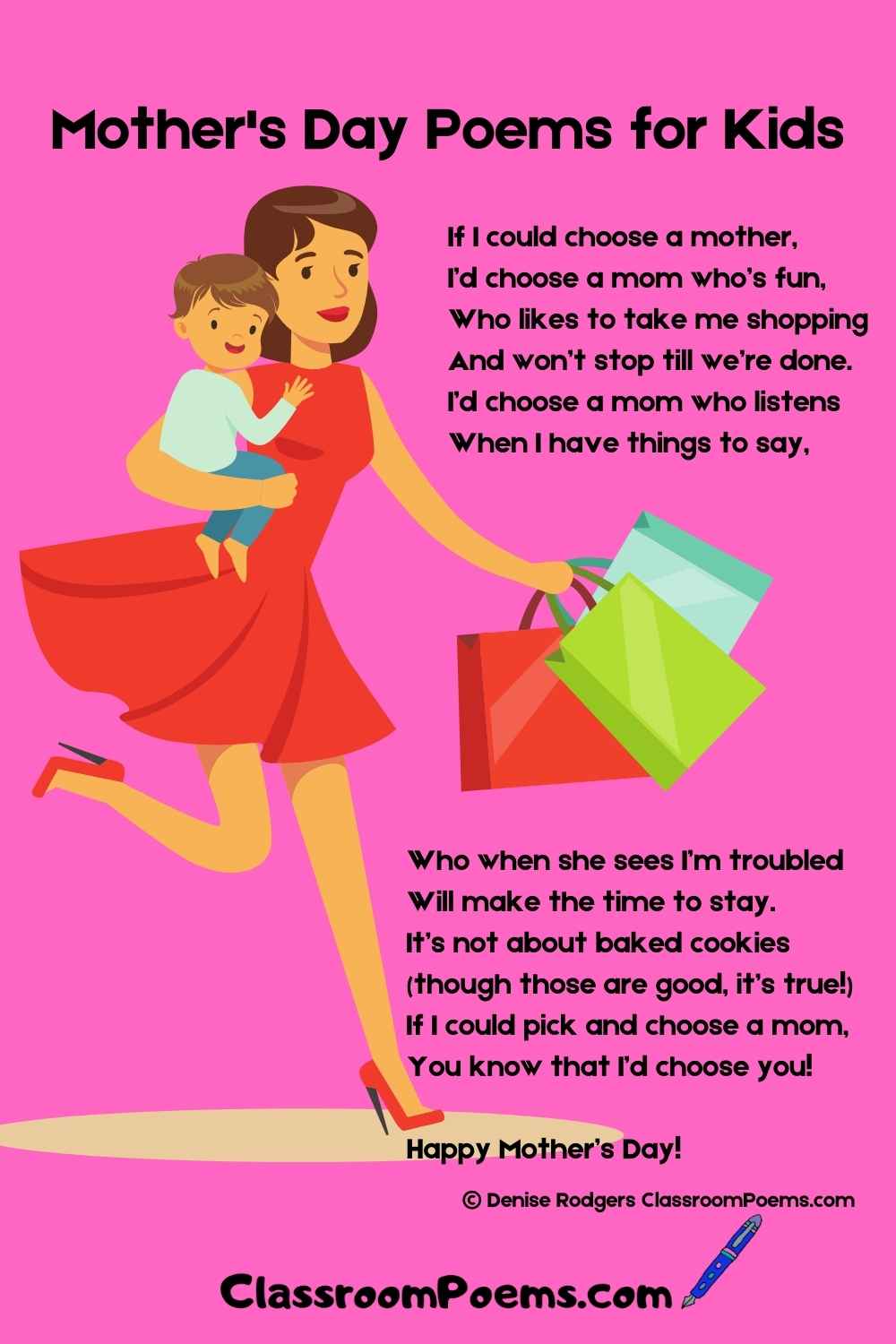 happy birthday poems for mom from kids